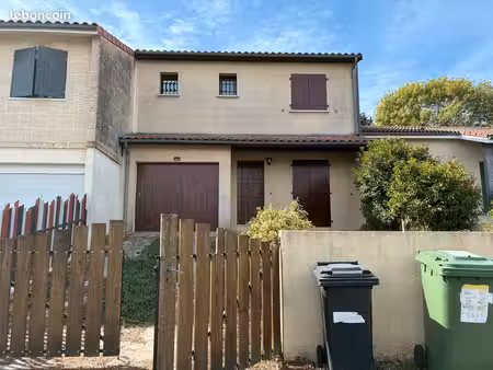 maison mitoyenne 3 ch jardin
