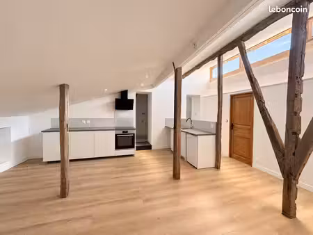 appartement 80m2 traversant