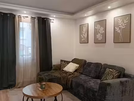 beau t3 meublé 60 m² – parking – entièrement équipé – pavillons-sous-bois
