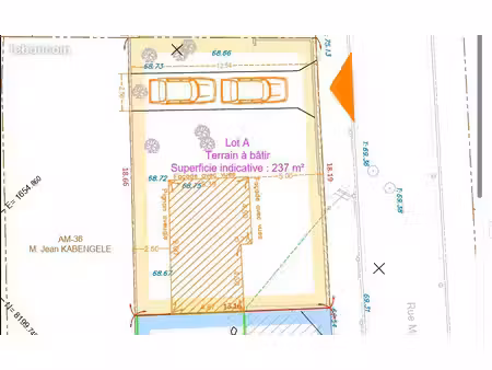 terrain 237 m² sarcelles