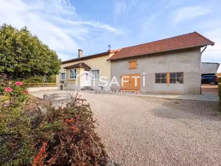 corps de ferme de plain-pied avec vue  3 ch.  terrain 3800 m² à ozolles