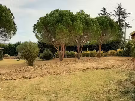 terrain viabilisé de 875m² à gragnague