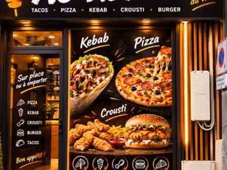 vend commerce restaurant rapide