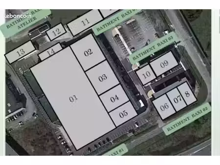 local d'activite 93 m² pessac