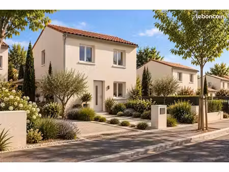 maison neuve 4 pièces de 90m2 à montaud sur parcelle de 580m2