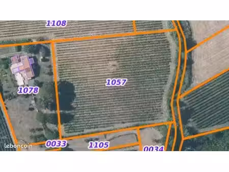 vends terrain agricole