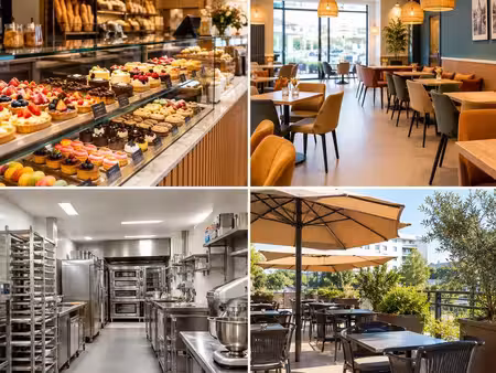 murs et fonds pâtisserie – salon de thé – restauration rapide
