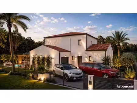 frontignan 34110 – maison neuve 118 m² avec 4 chambres sur terrain de 385 m²