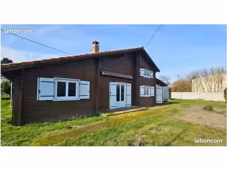 chalet bois à vendre à camarsac