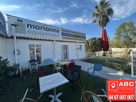 location commerce villeneuve les beziers 34420 70m²
