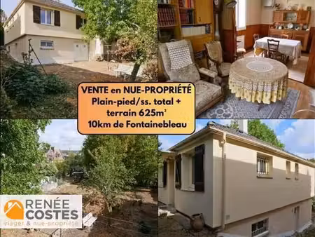 vente en nue propriété - h66 ans - veneux les sablons (77250)