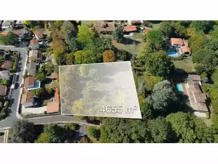 vente terrain 4655 m² à camblanes-et-meynac (33360)  627 600 €