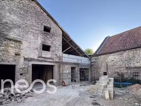 til-châtel : ancienne grange en cours de réhabilitation  projet