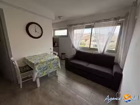 location appartement 1 pièce 19m² gruissan 11430