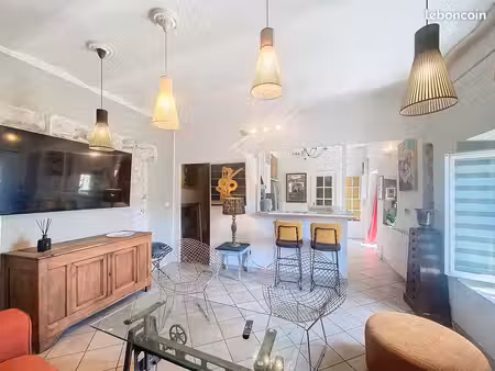 à louer – duplex meublé 3/4 pièces – 75 m² – la colle-sur-loup