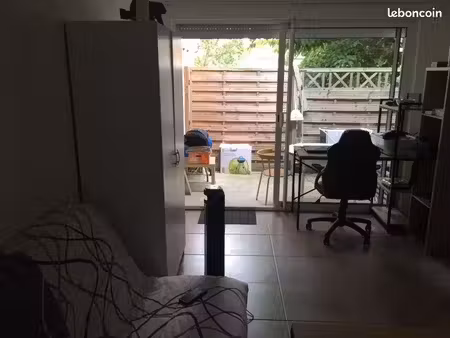 agreable t1bis meublé  jardin terrasse 25m2  dans une villa au calme  ramonville  labège  