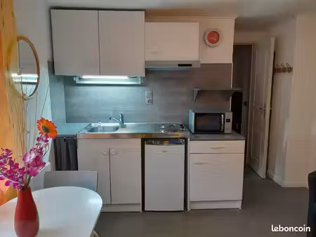 charmant appartement studio meublé + parking  idéalement situé à côté des thermes / lycée 
