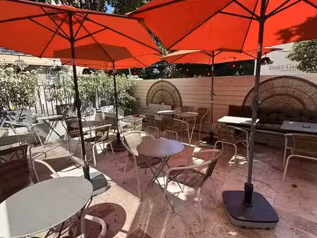 fonds de commerce restaurant – marseille 8e – carré d'or – terrasse