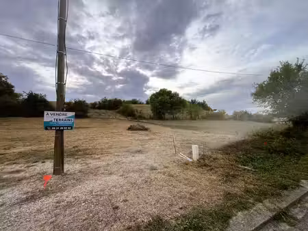 exclusivité  villebrumier terrain constructible viabilisé.