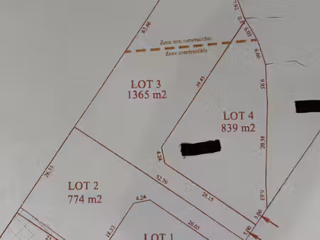 parcelle constructible non viabilisée