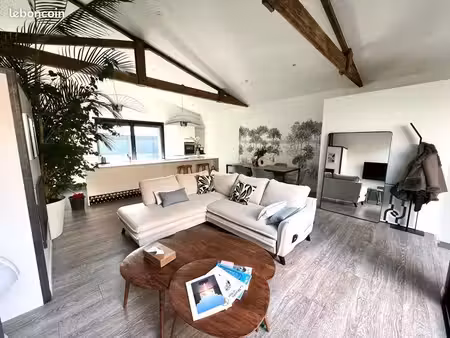 maison loft avec patio