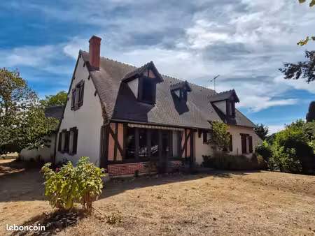 gièvres 41130 – grande maison familiale de 200 m² en centre-bourg  5 chambres  grand terra