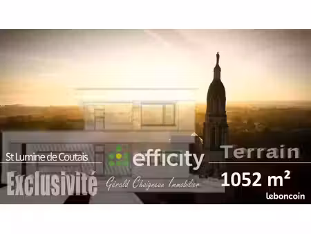 terrain 1 052 m² saint lumine de coutais