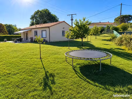 maison plain-pied 85 m² – 3 chambres – dpe a – terrain 1 168 m² – piscine – la croix-blanc