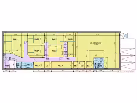 local commercial 579 m² angers