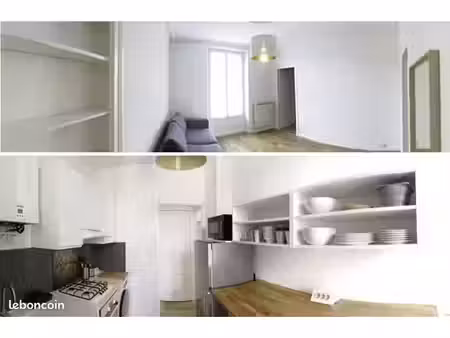 appartement meublé très bon état 2 pièces centre-ville