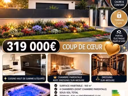 maison moderne 160m2 / 4 chambres