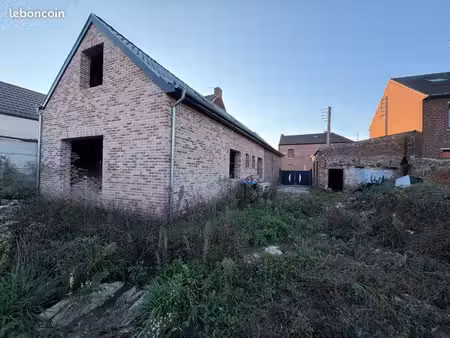 maison + extension neuve + garage – 120 m² – 810 m² de terrain – escaudain centre