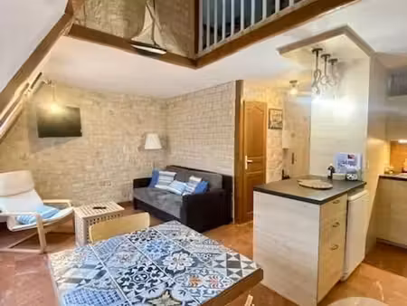 appartement f2 à louer - 2 pièces - 23 03 m2 - villers sur mer - 14 - basse-normandie