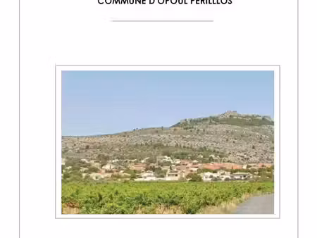 opoul bâtisse avec terrain