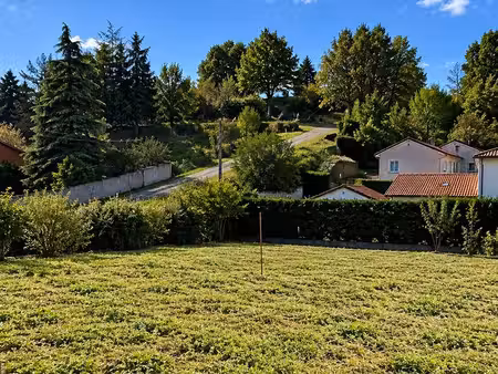 terrain constructible 700 m² libre constructeur – pusignan le haut – calme  centre à pied 