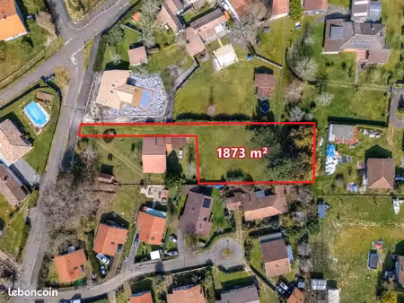 terrain 1 873 m² sainte eulalie en born
