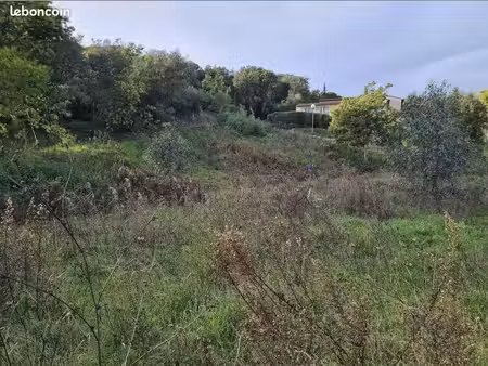 sainte-maxime - la croisette : terrain bâtissable de 1568 m² - vue mer possible & proche p