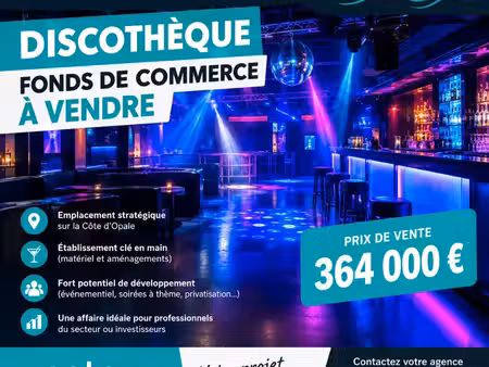 discothèque  fonds de commerce gravelines