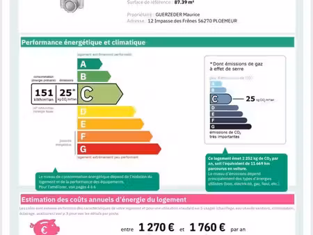 maison familiale bourg ploemeur