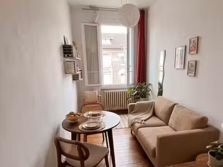 location appartement meublé - 2 pièces 46m² (3 min à pied de la gare)