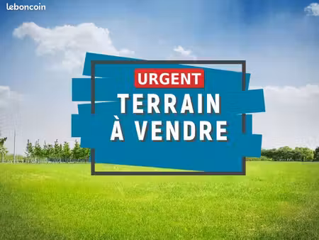 terrain à bâtir urgent