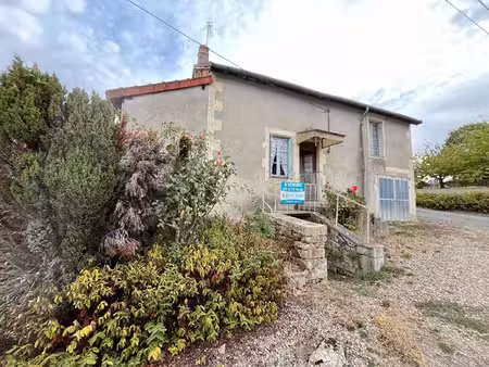 montaron. maison de village avec jardin et terrain.