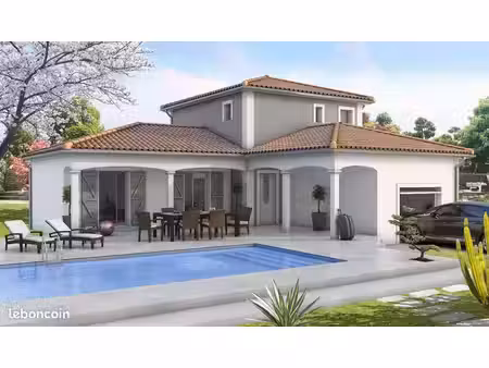 maison contemporaine 110 m² à vivès sur terrain viabilisé de 1 723 m²
