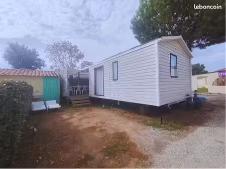 vente mobil-home 2ch climatisé - magnolia #75 camping paradis by nai'a (le barcarès)