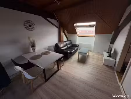 studio meublé 30 m² traversant et lumineux