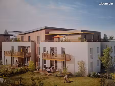 à vendre à lingolsheim  appartement t2 de 37 m² avec grande terrasse