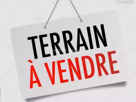 terrain 8ares viabilisé/vente direct propriétaire