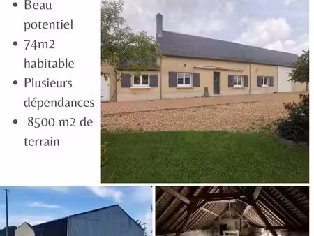 maison à rénover - secteur forêt de bercé