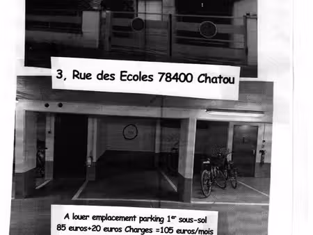 location parking en sous sol