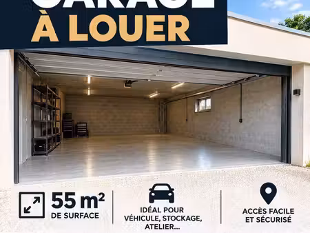 garage véhicule - box stockage 55m2